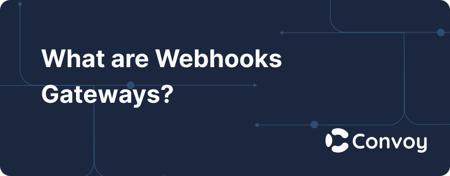 A webhook gateway is a webhook management tool that sits between a webhooks provider and webhooks consumer. It acts as a reserve proxy for webhooks. I